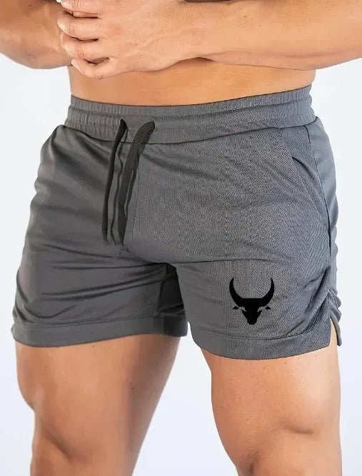 Men's Geometric Pattern Basketball Shorts with Mid Waist Micro Elastic Quick Drying Breathable Sports Pants for Running Fitness - Clothesfassion.store