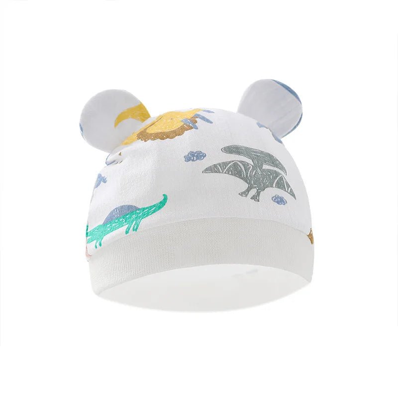 0 - 6Mouths Newborn Fetal Hat Cute Cartoon Baby Bear Beanies Spring Autumn Pure Cotton Pullover Cap Boys Girls Kids Warm Bonnet - Clothesfassion.store