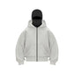 2025 Autumn and Winter New Men's and Women's Casual Sportswear With Hooded Mask Design, Sporty and Fashionable Plus Size Hoodie - Clothesfassion.store