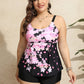 2025 Lady Print 2 Piece Plus Size Tankini Set Women Strapped Large High Waist Big Swimsuit Chubby Brazilian Curvy Bathing Suit - Clothesfassion.store