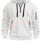 2025 New Multi Pocket Zipper Fleece Hooded Casual Shirt for Men and Women Plus Size Loose Pullover Fashion Sweatshirt top - Clothesfassion.store