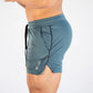 GITF Mens Gym Training Shorts Men Sports Casual Clothing Fitness Workout Running Grid quick-drying compression Shorts Athletics