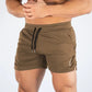 GITF Mens Gym Training Shorts Men Sports Casual Clothing Fitness Workout Running Grid quick-drying compression Shorts Athletics