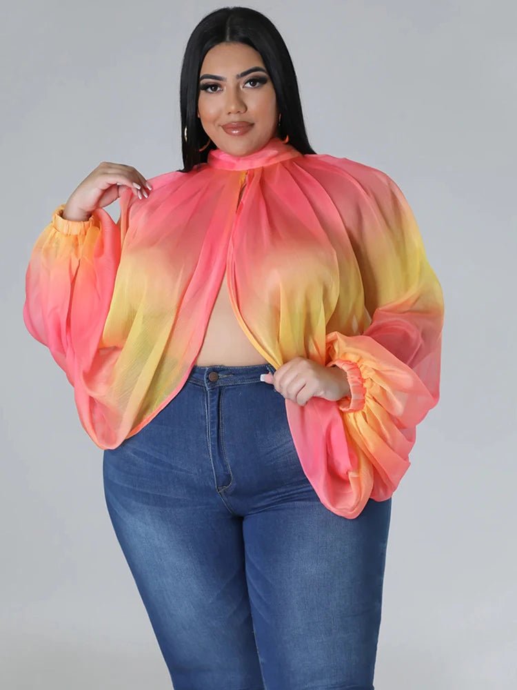 Blouses Extra Large Sizes for Women Summer Elegant and Youthful Woman Blouses Plus Size Chiffon Blouses Wholesale Dropshipping - Clothesfassion.store