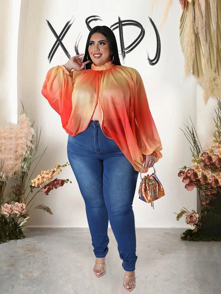 Blouses Extra Large Sizes for Women Summer Elegant and Youthful Woman Blouses Plus Size Chiffon Blouses Wholesale Dropshipping - Clothesfassion.store