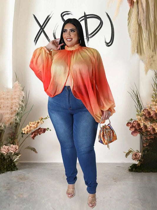 Blouses Extra Large Sizes for Women Summer Elegant and Youthful Woman Blouses Plus Size Chiffon Blouses Wholesale Dropshipping - Clothesfassion.store