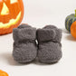 Halloween Pumpkin Baby Booties Stay On Slipper Winter Warm Soft Shoes Newborn Crib Sock Shoes - Clothesfassion.store