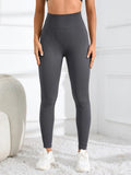 High Waisted Seamless Yoga Leggings, Ribbed Sportswear Tights, Fitness Apparel for Women, Gym and Casual Wear For Fall & Winter - Clothesfassion.store