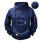 Men's fashionable collar sports long - sleeved sweatshirt, fitness sweatshirt, casual loose sweatshirt, men's pullover - Clothesfassion.store