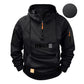 Men's fashionable collar sports long - sleeved sweatshirt, fitness sweatshirt, casual loose sweatshirt, men's pullover - Clothesfassion.store