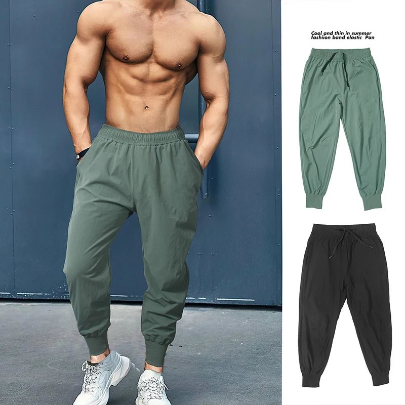Mens Joggers Pants Summer Fashion Sweatpants Streetwear Fitness Tracksuit Jogging Pants Men Gym Clothing Muscle Sports Trousers - Clothesfassion.store