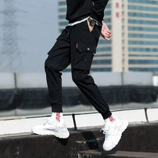 New Men Cargo Tactical Pants Work Combat Multi - pockets Casual Training Trousers Overalls Clothing Joggers Hiking Mens Cargo Pant - Clothesfassion.store