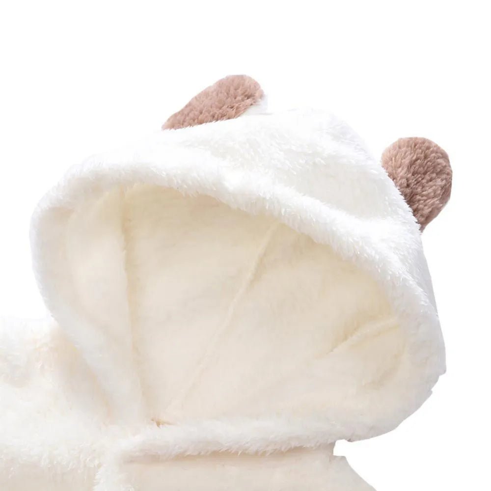 Newborn Baby Rompers Winter Warm Fleece Bebe Boys Girl Costume Infant Girls Clothing Animal Overall Baby Jumpsuits Xmas Outfit - Clothesfassion.store