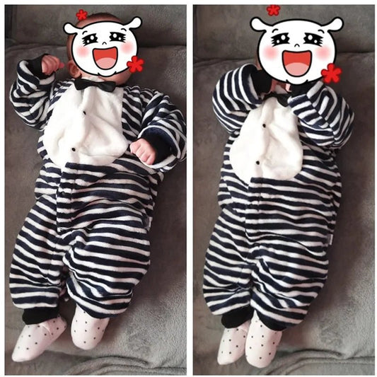 Newborn Baby Spring Winter Clothes Infant Jacket for Girls Jumpsuit for Boys Soft Flannel Bebe Romper Baby Clothes 0 - 18 Month - Clothesfassion.store