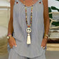 Plus Size Summer striped lady suit - Clothesfassion.store