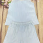 Plus Size Summer striped lady suit - Clothesfassion.store