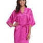 RB032 2018 New Silk Kimono Robe Bathrobe Women Silk Bridesmaid Robes Sexy Navy Blue Robes Satin Robe Ladies Dressing Gowns - Clothesfassion.store