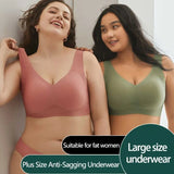 Sexy Female Lingerie Large Size No Trace Beautiful Back Bra Tube Top Underwear Thin Big Breasts Show Small Bras for Women - Clothesfassion.store