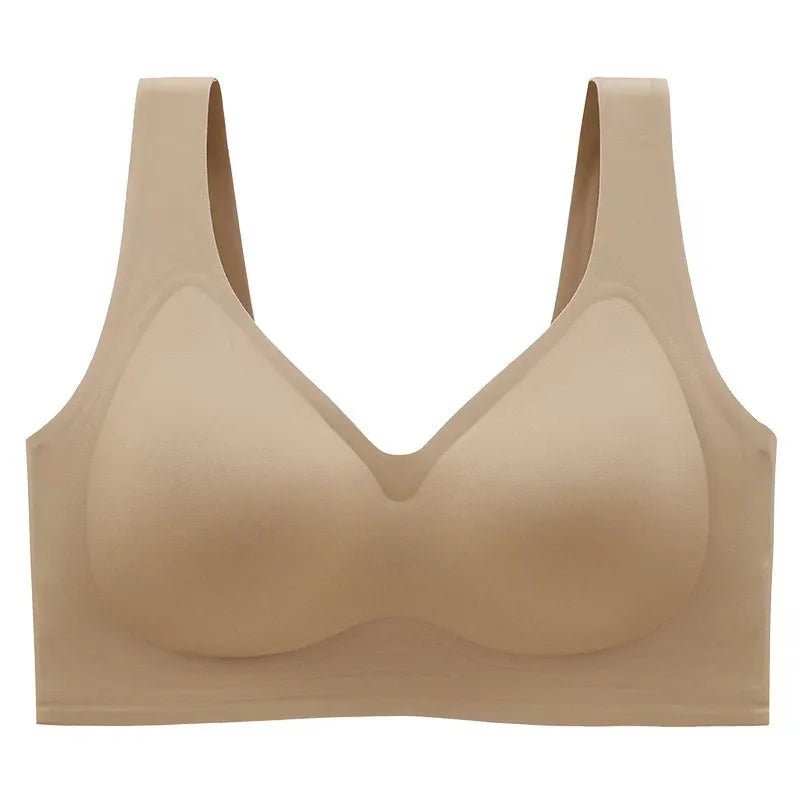 Sexy Female Lingerie Large Size No Trace Beautiful Back Bra Tube Top Underwear Thin Big Breasts Show Small Bras for Women - Clothesfassion.store