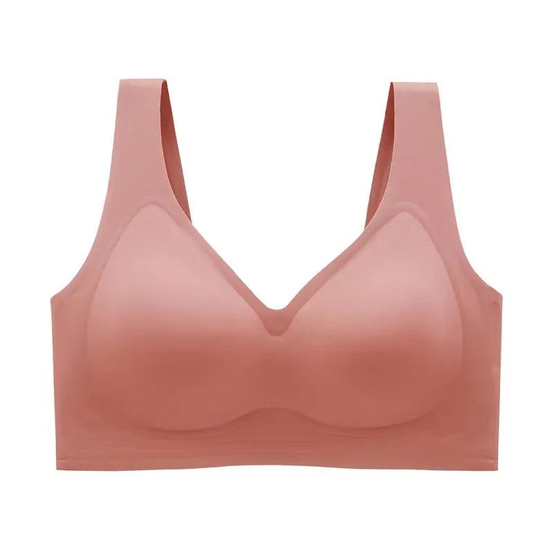 Sexy Female Lingerie Large Size No Trace Beautiful Back Bra Tube Top Underwear Thin Big Breasts Show Small Bras for Women - Clothesfassion.store