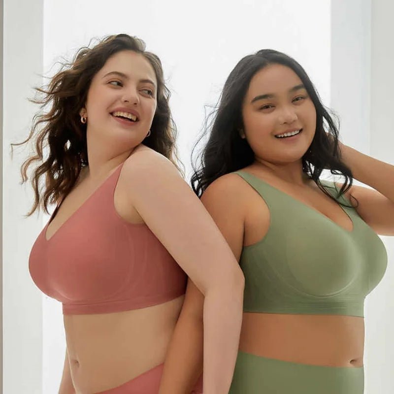 Sexy Female Lingerie Large Size No Trace Beautiful Back Bra Tube Top Underwear Thin Big Breasts Show Small Bras for Women - Clothesfassion.store