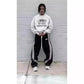 Y2k Embroidered Black Gray Casual Pants Camo Functional Tactical Functional Men's Women's Premium Jogging Drawstring Sweatpants - Clothesfassion.store